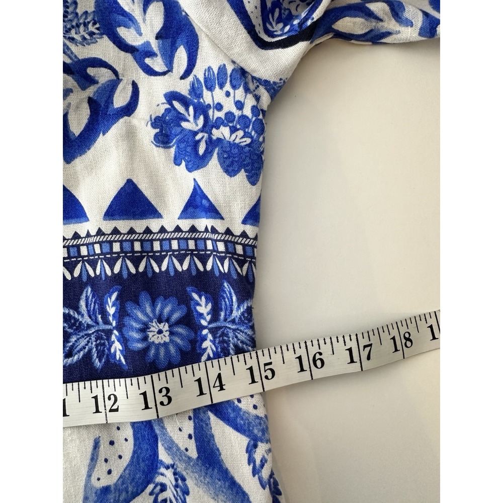 New Caroline Constas Maxi Dress Women's Small Linen Blend Resort Luxury Beach - Picture 10 of 11
